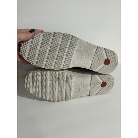 HUNTER Play Speckled Sole Clog Women's Sz 10 Black Steel Preppy Waterproof - Picture 8 of 10